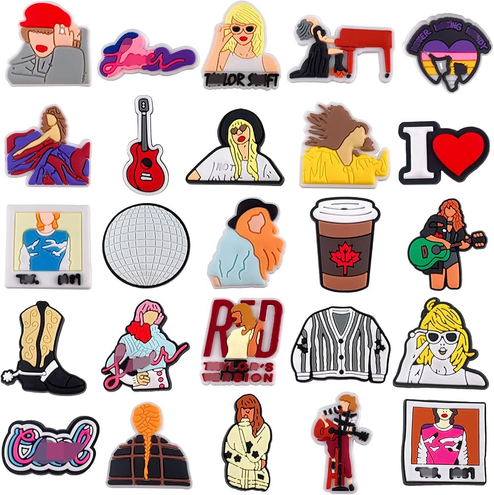 XITORAS 20,25PCS Different Singer Shoe Charms for Girls Boys,Singer Shoe Charms for Kids Teens Ad... | Amazon (US)