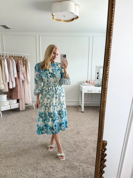 The perfect spring dress from Amazon! I’m picturing a dressy brunch with friends! Would also be a great bridal or baby shower option! Dress runs tts, I’m wearing a size small! Spring dresses // Easter dresses // Amazon finds // wedding shower dresses // baby shower dresses. Amazon Big Spring sale happening now! 

#LTKSeasonal #LTKfindsunder50 #LTKstyletip