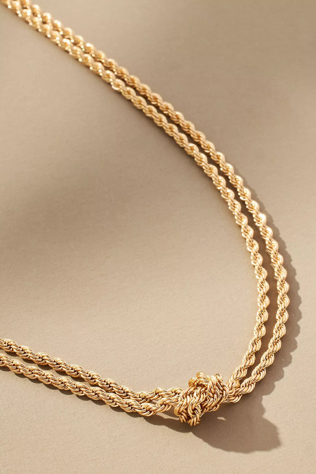 Double Knot Chain Necklace | Anthropologie (US)