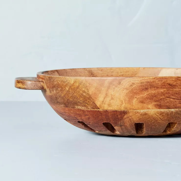 Wood Harvest Bowl Brown - Hearth & Hand™ with Magnolia | Target