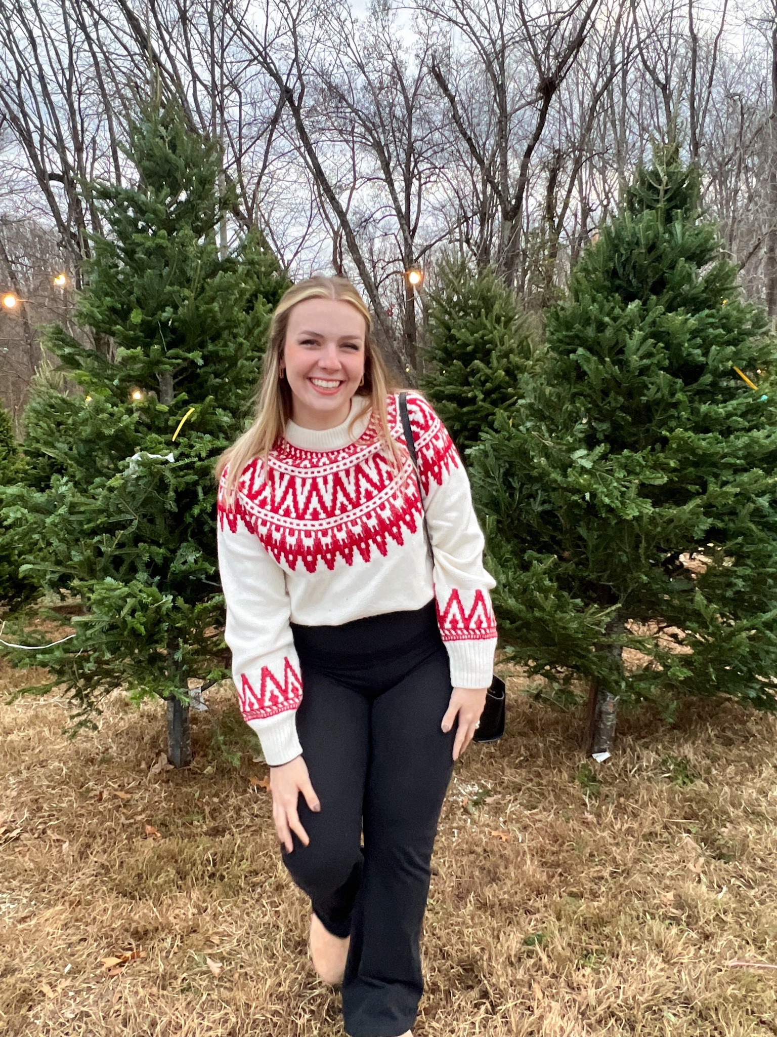 Red and white Christmas sweater !
Black crossover leggings !
Ultra mini Ugg dupes !

#LTKHoliday #LTKstyletip #LTKmidsize