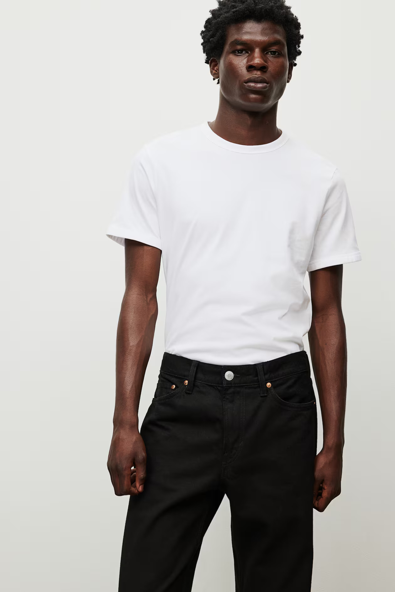 Slim Fit Cotton T-shirt | H&M (US + CA)