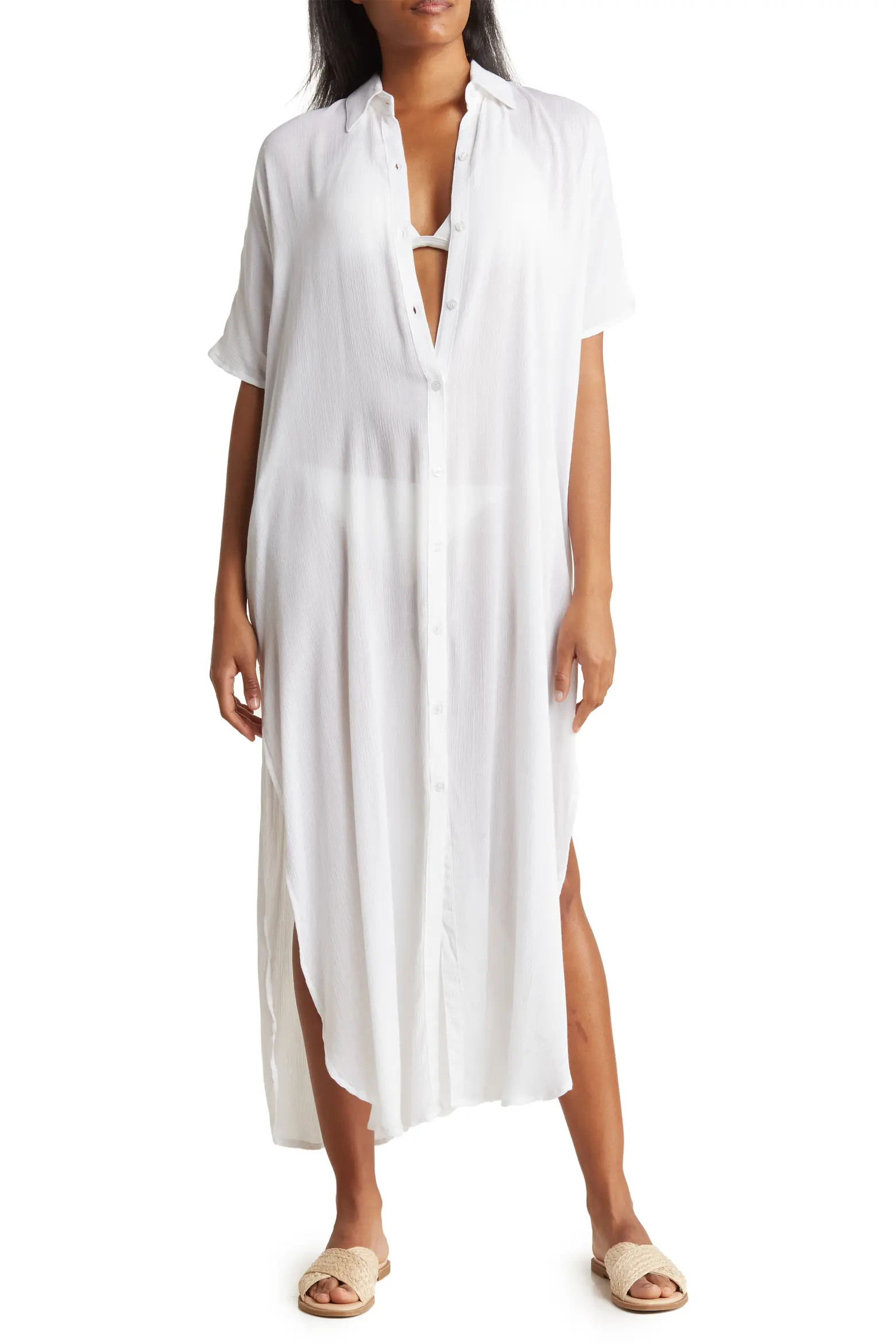 Long Shirt Cover-Up Dress (Women) | Nordstromrack | Nordstrom Rack