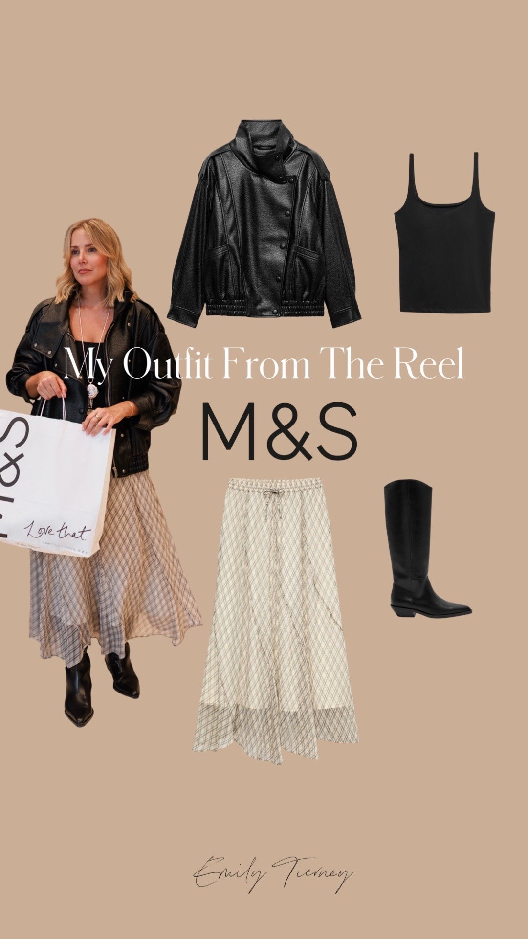 Autumn outfit, leather funnel neck jacket, autumn boots, maxi skirt, plaid skirt, fall outfit

#LTKautumn #LTKuk #LTKeurope