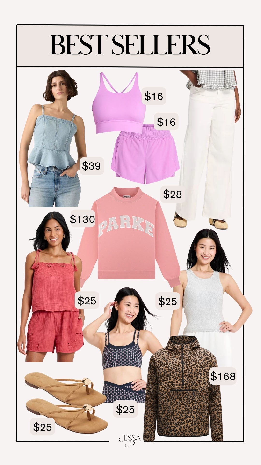 This week’s best sellers. Weekly best sellers. Parker sweatshirt. Target denim peplum top. Target spring matching set. Target basic tank. Lululemon leopard anorak. Target activewear. Target white jeans. Walmart matching active set  

#LTKActive #LTKSeasonal #LTKootd