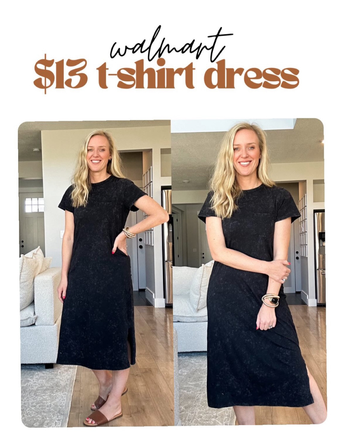 Walmart $13 tee shirt dress 

#LTKsalealert #LTKfindsunder50 #LTKstyletip