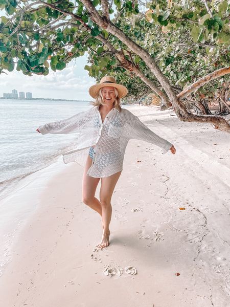 The perfect beach cover up for your upcoming vacation! Sized up to a medium for a more oversized fit.


Swimsuit cover up, crochet cover up, beach outfits, vacation outfits, summer outfits, straw hat, what to pack for vacation, vacation packing list, social threads, boutique outfits 

#LTKswim #LTKtravel #LTKstyletip