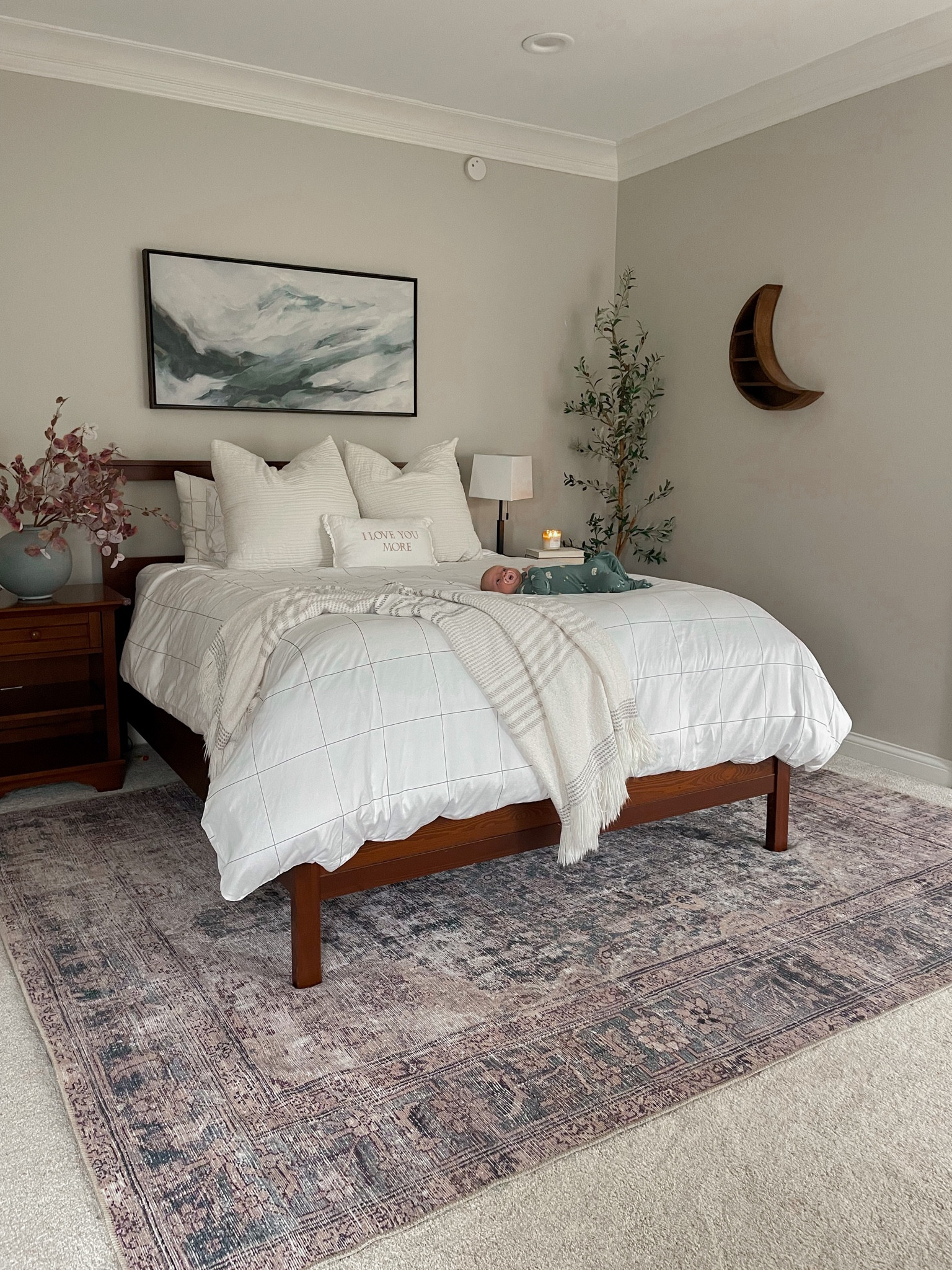 Area rug is 7’6”x9’6” in lagoon beige! 

#LTKhome