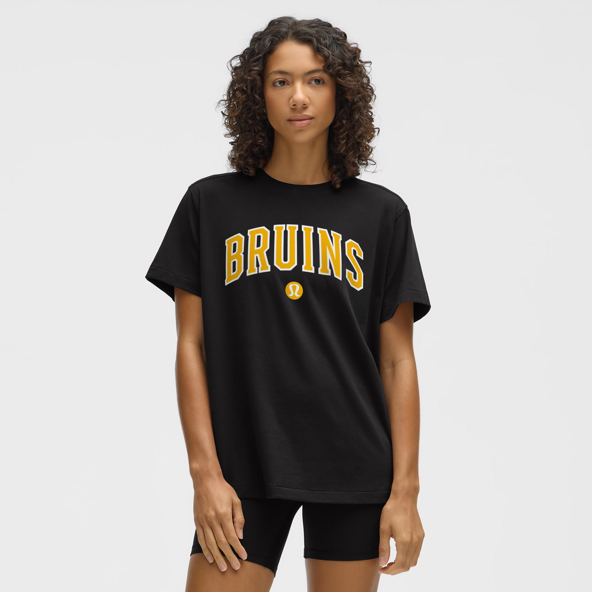 Women's lululemon Black Boston Bruins All Yours Organic Cotton T-Shirt | Fanatics