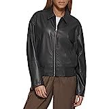 Levi's Women's Faux Leather Bomber with Laydown Collar | Amazon (US)