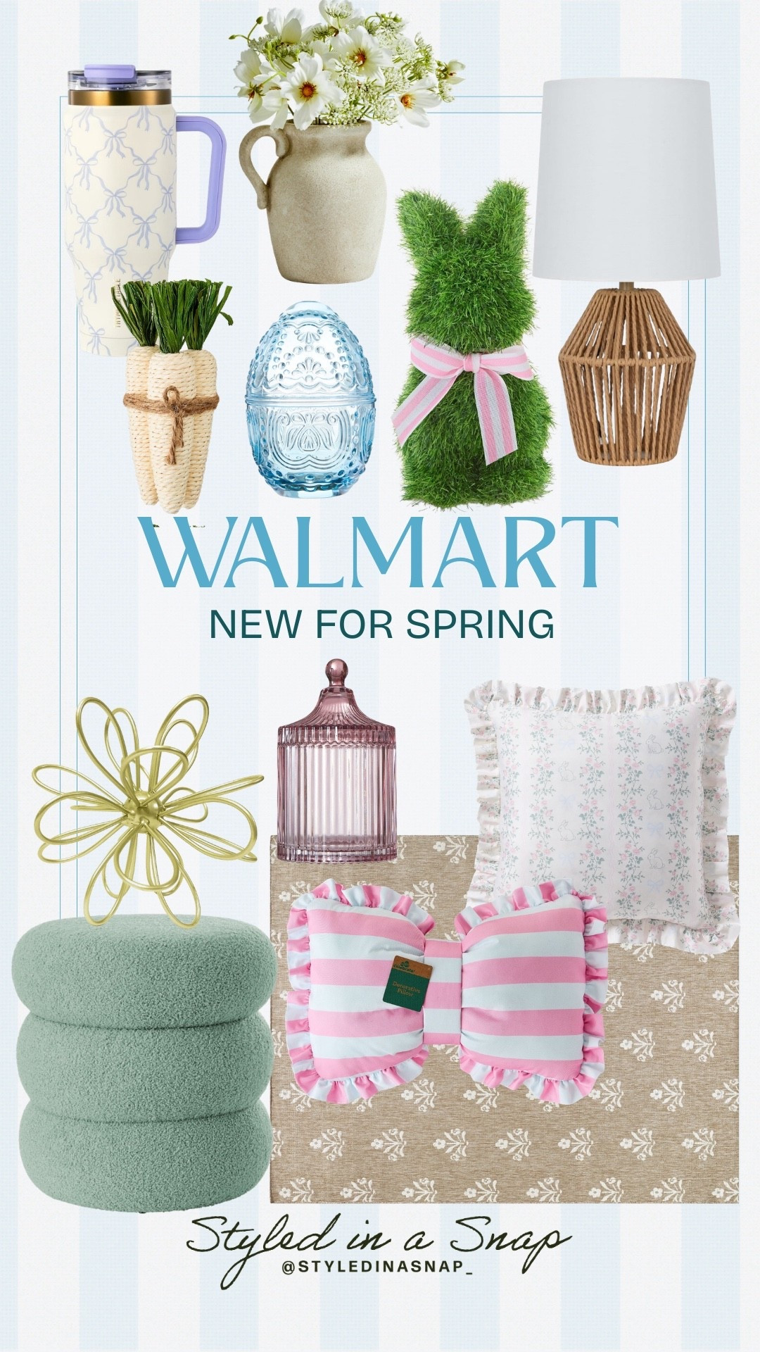 Walmart has the cutest springtime home decorations and I am here for it! I’ve found a bunch of adorable Easter decorations that are subtle and can be kept up after the holiday. These are all selling quickly, so do not wait to grab them! 
Spring home decor, Easter decorations 

#LTKHome #LTKSeasonal #LTKmomlife