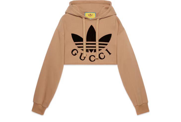 Gucci - adidas x Gucci cropped sweatshirt | Gucci (US)