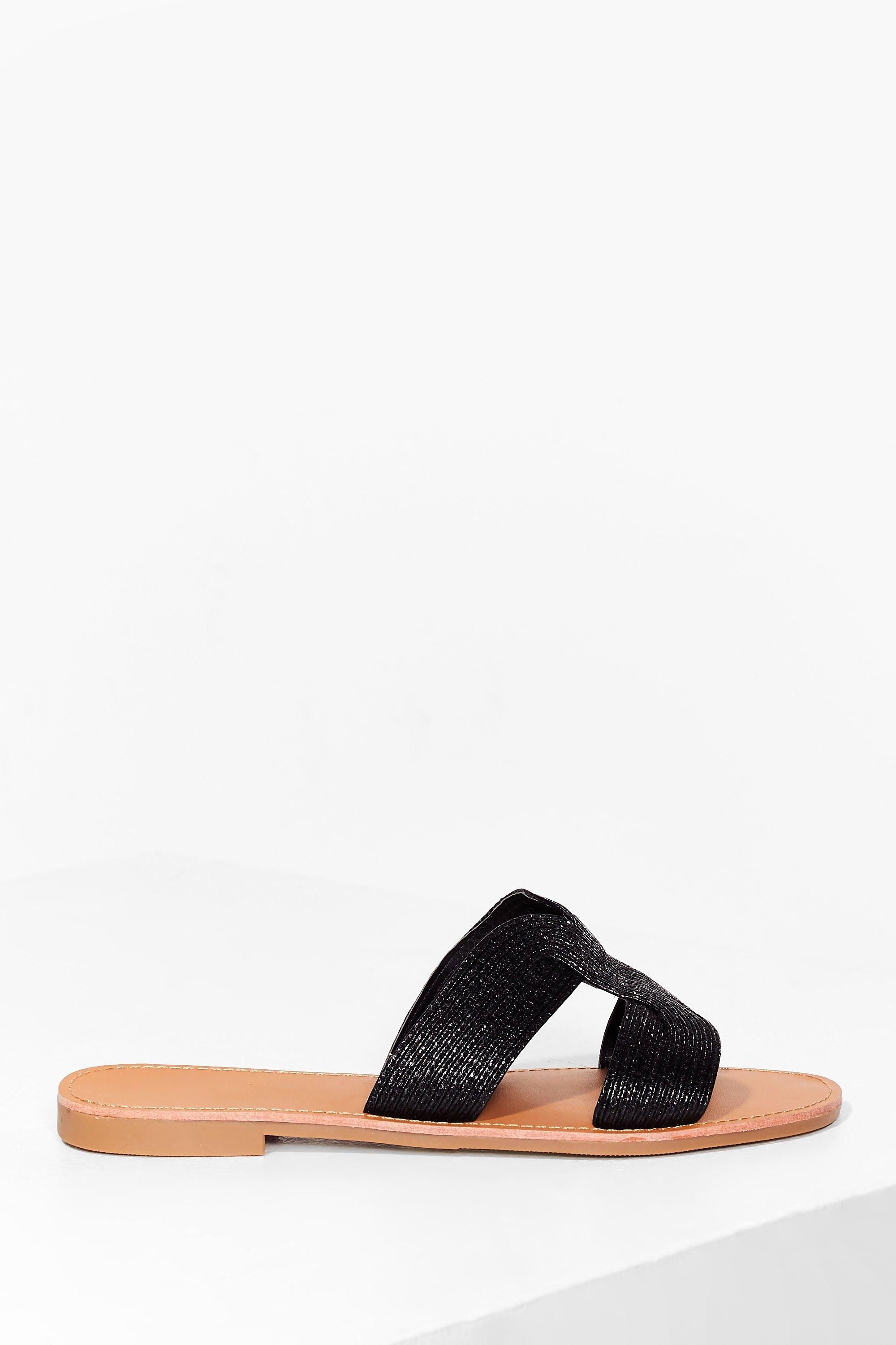 Macrame cut out flat mules | NastyGal (US & CA)