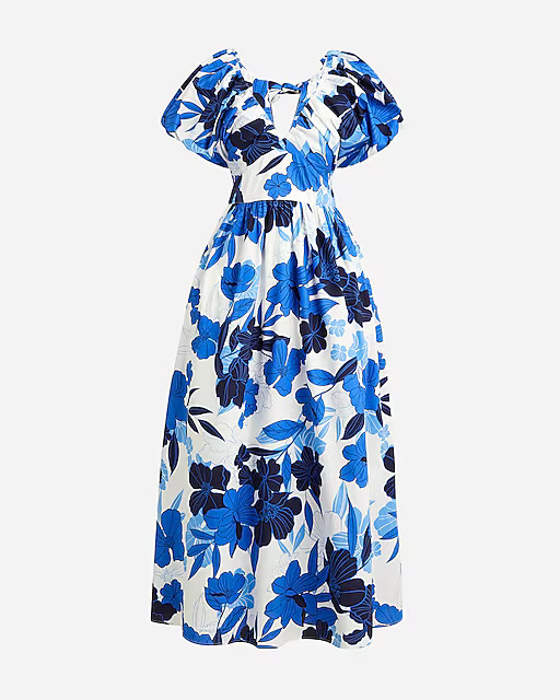 Cecily dress in painted floral print | J. Crew US