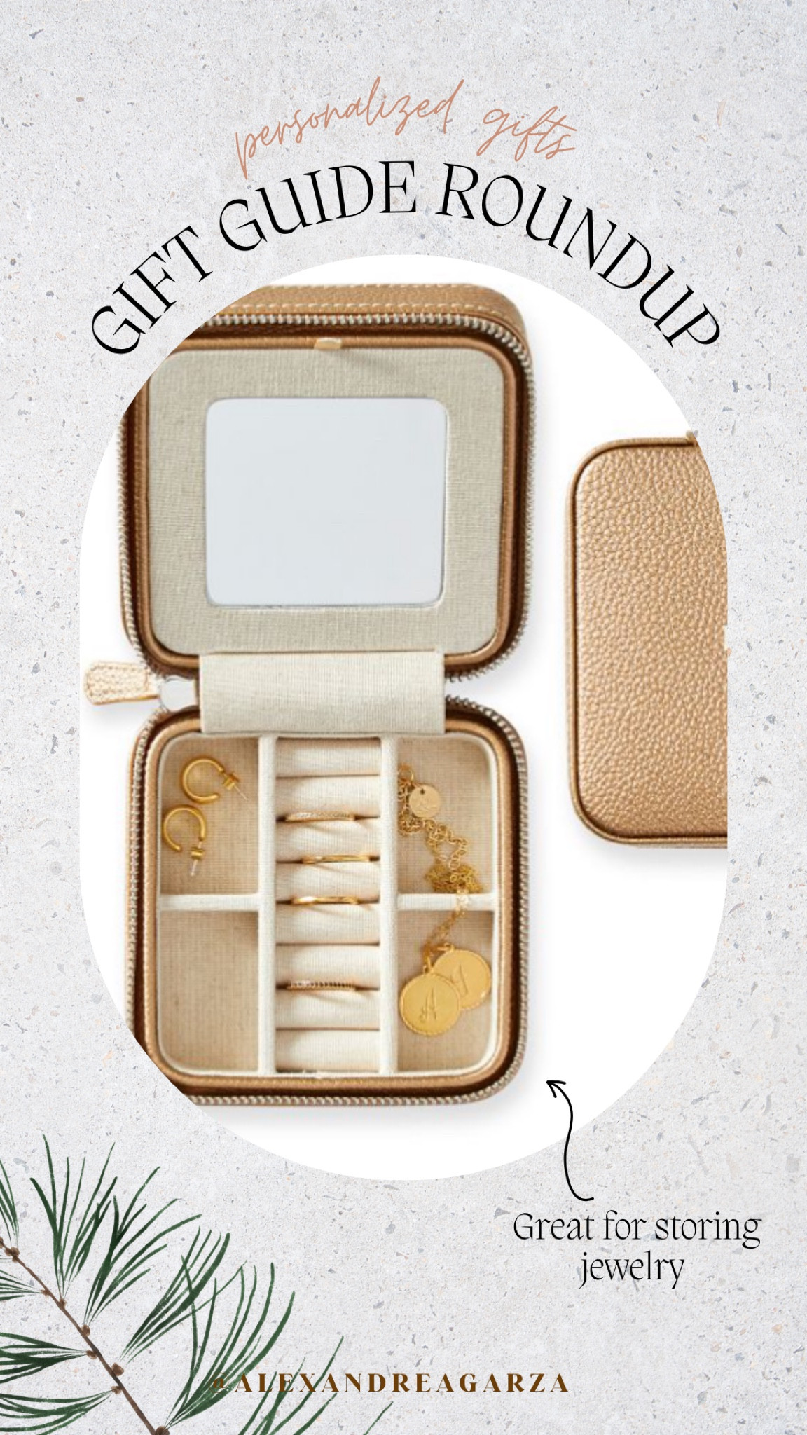 Personalized jewelry case 

#LTKHoliday #LTKHolidaySale #LTKGiftGuide
