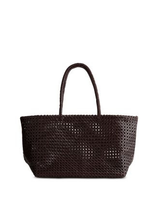 Handwoven Caned Leather Tote | Bloomingdale's (US)