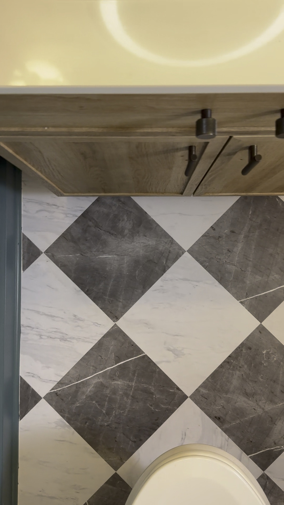 Renter Friendly marble floor tiles! SO cute and affordable 😍 peek and stick #peelandsticktile 

#LTKWatchNow #LTKHome #LTKFindsUnder50