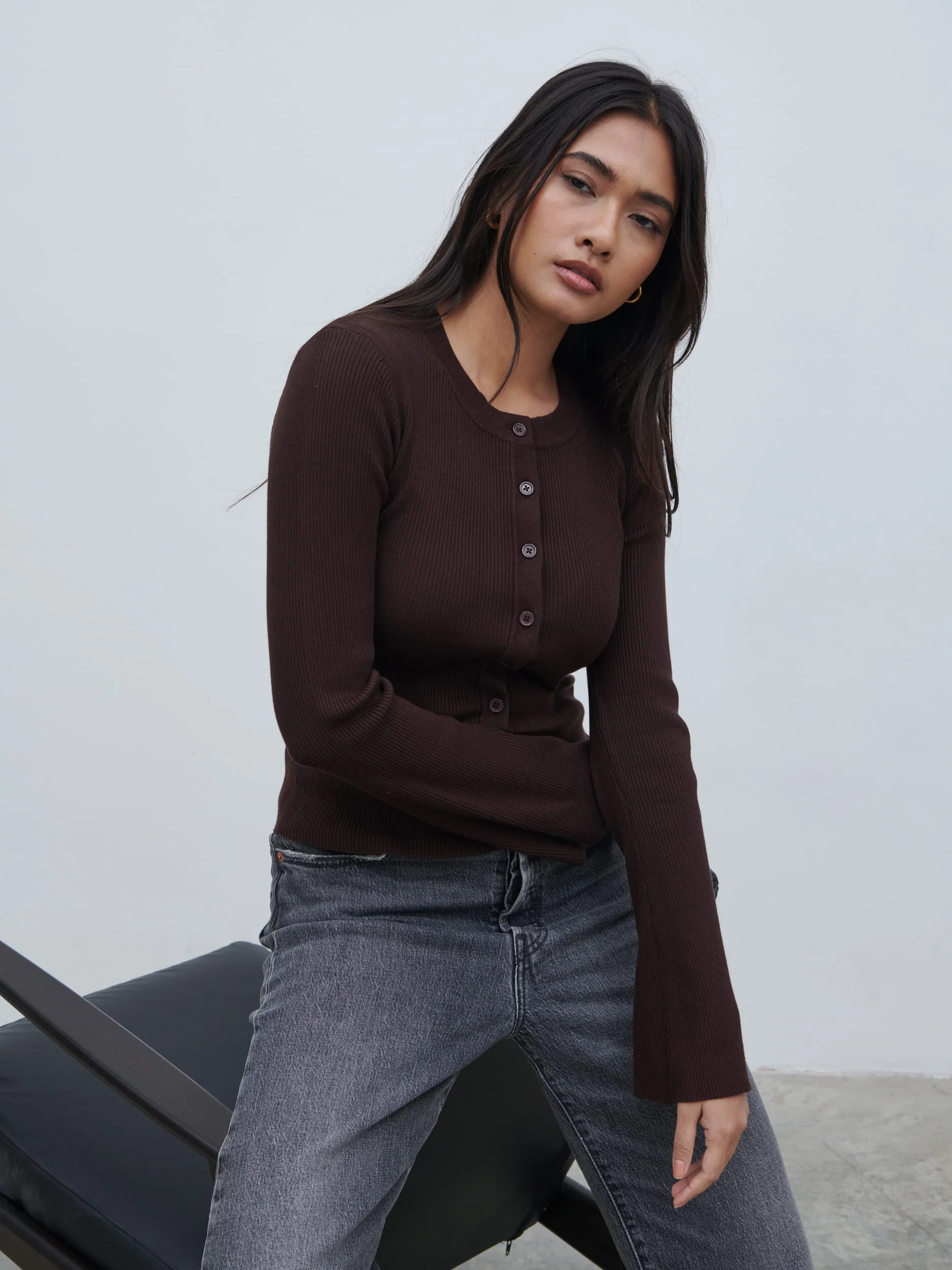 Lacey Button Down Top | Pretty Lavish (UK)