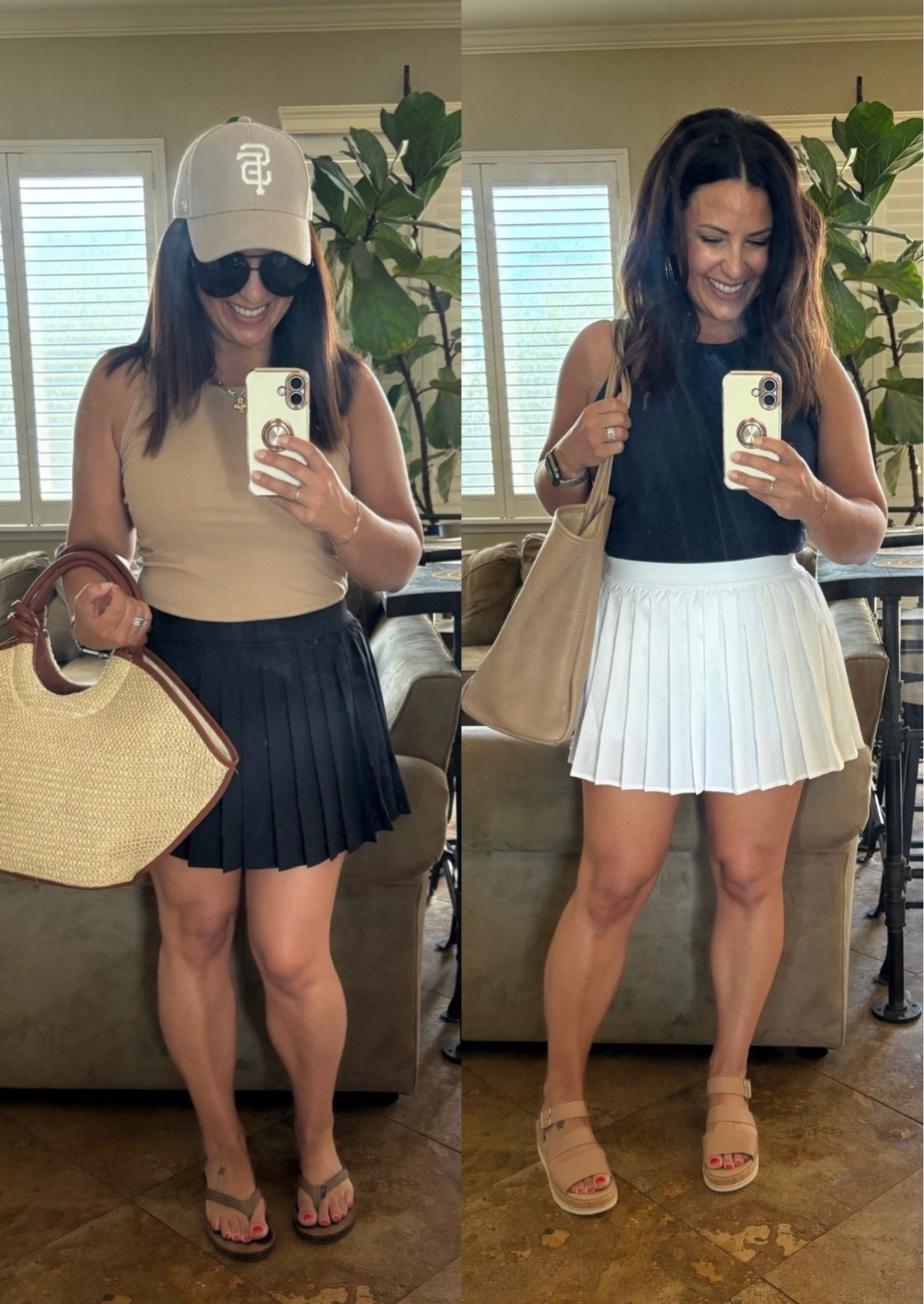 The unofficial mom uniform of summer ☀️🤍
A comfy tennis skirt, an easy tank, and sandals you can wear all day. The skirt is under $13 (XXS–XXL, wearing a small) and the tank is under $5 (XXS–XXL, wearing a medium). Cute, comfortable, and budget-friendly is always a win. 🙌

#LTKootd #LTKPetite #LTKmomlife