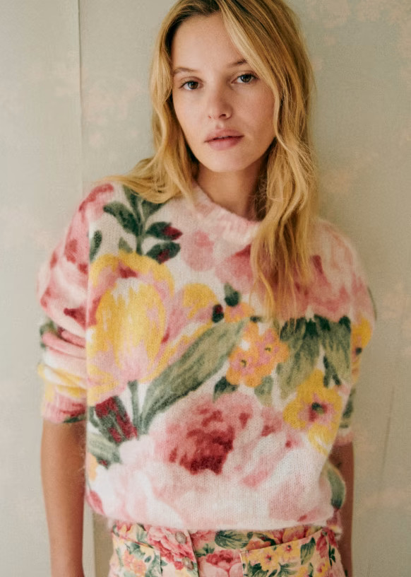 Pull Clarissa - Bouquet London - Kid mohair - Sézane | Sezane Paris