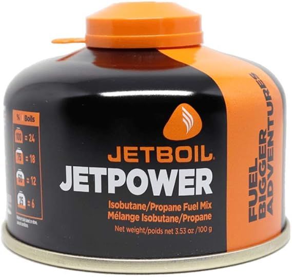 Jetboil Jetpower Fuel for Jetboil Camping and Backpacking Stoves, 100 Grams | Amazon (US)