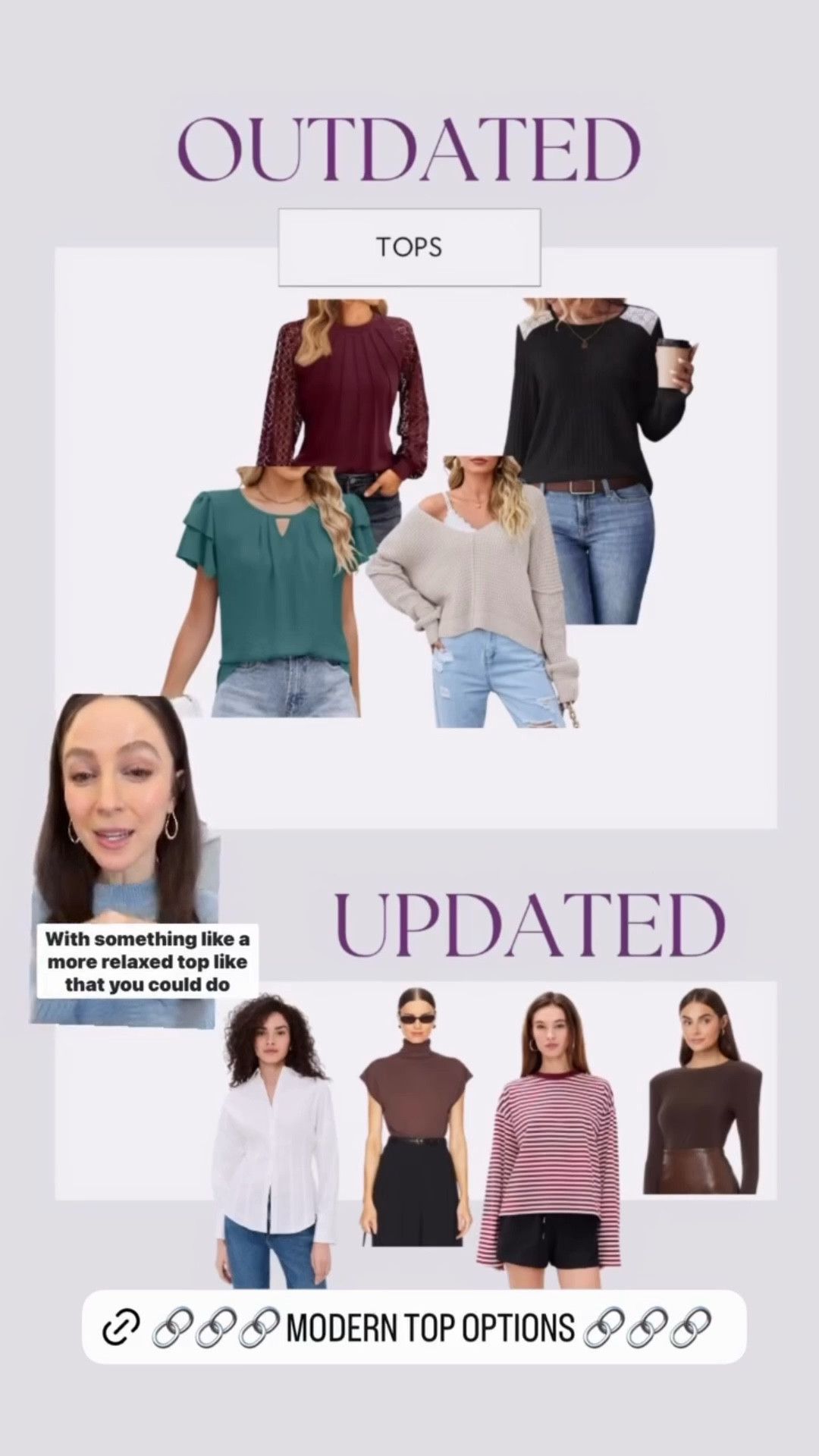 Modern top options below 