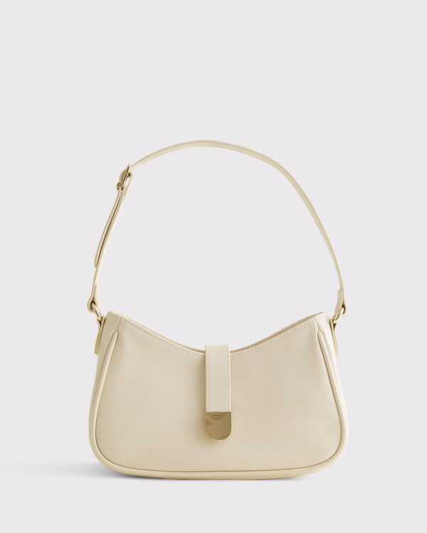Vegan Leather Shoulder Bag | Abercrombie & Fitch (US)