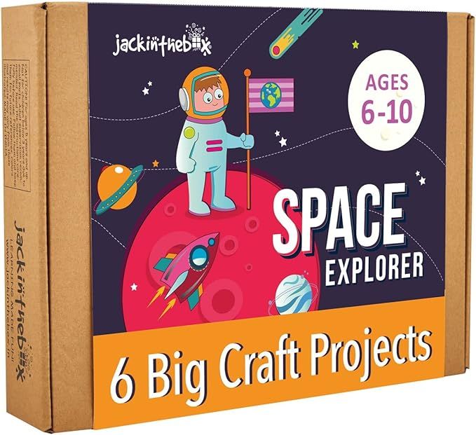Space Toys | Includes 6 Fun Kids Craft Projects | Arts and Crafts for Kids Ages 6-8 | Space Gifts... | Amazon (US)
