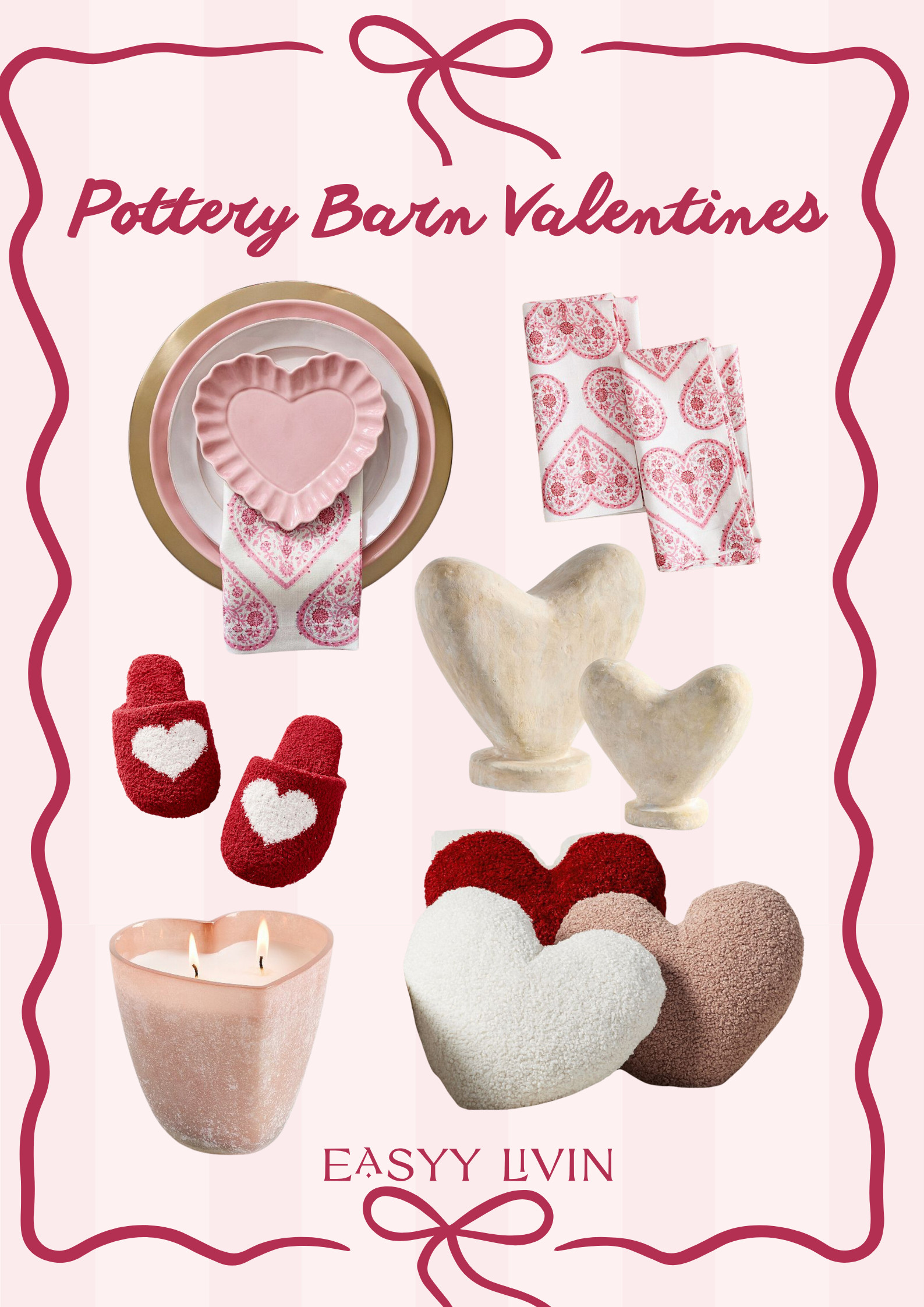 Pottery Barn Valentines Day Decor for an elevated aesthetic 🎀 

 #LTKSeasonal #LTKHome #LTKParties