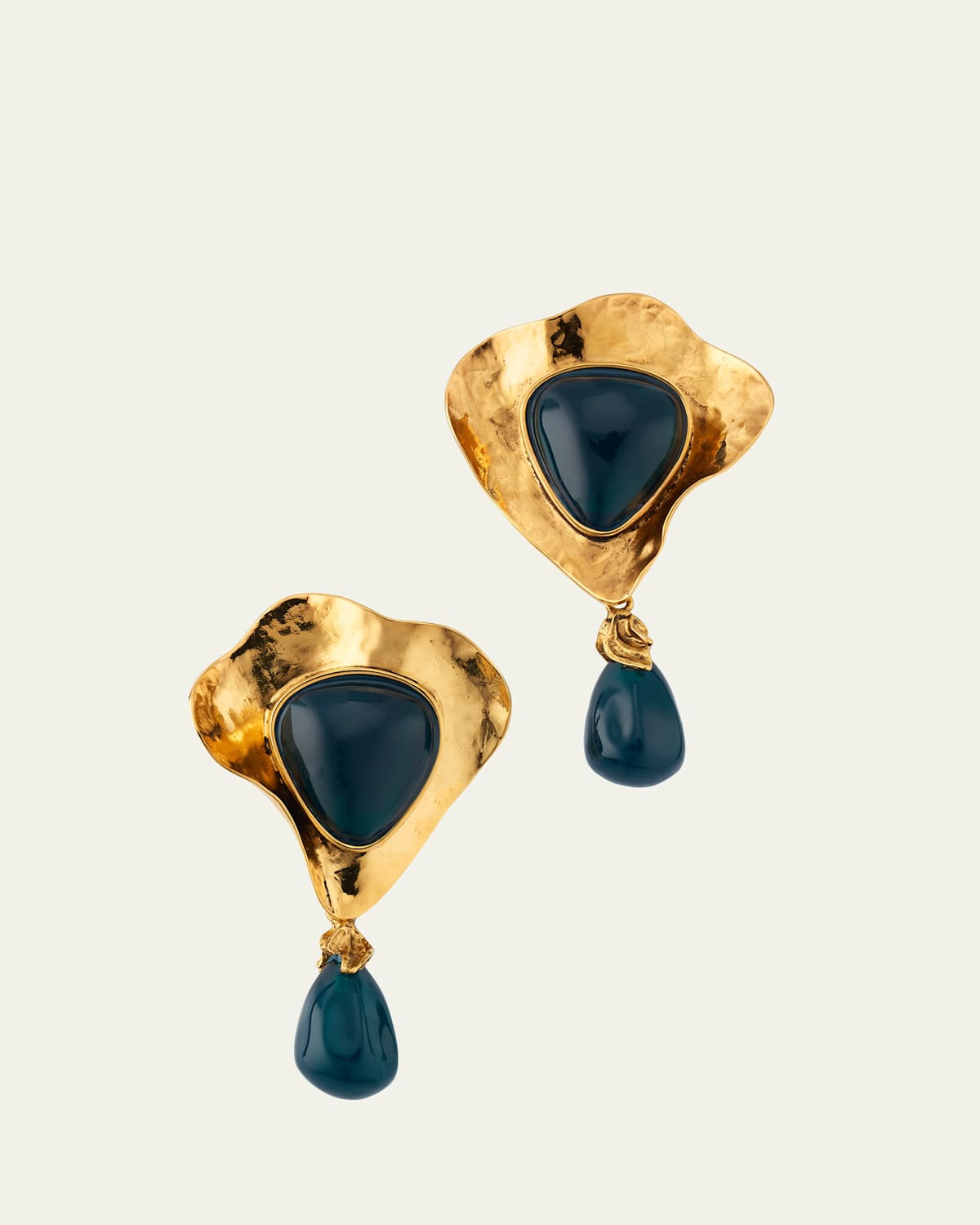 Shell Jewel Tone Clip Earrings | Bergdorf Goodman