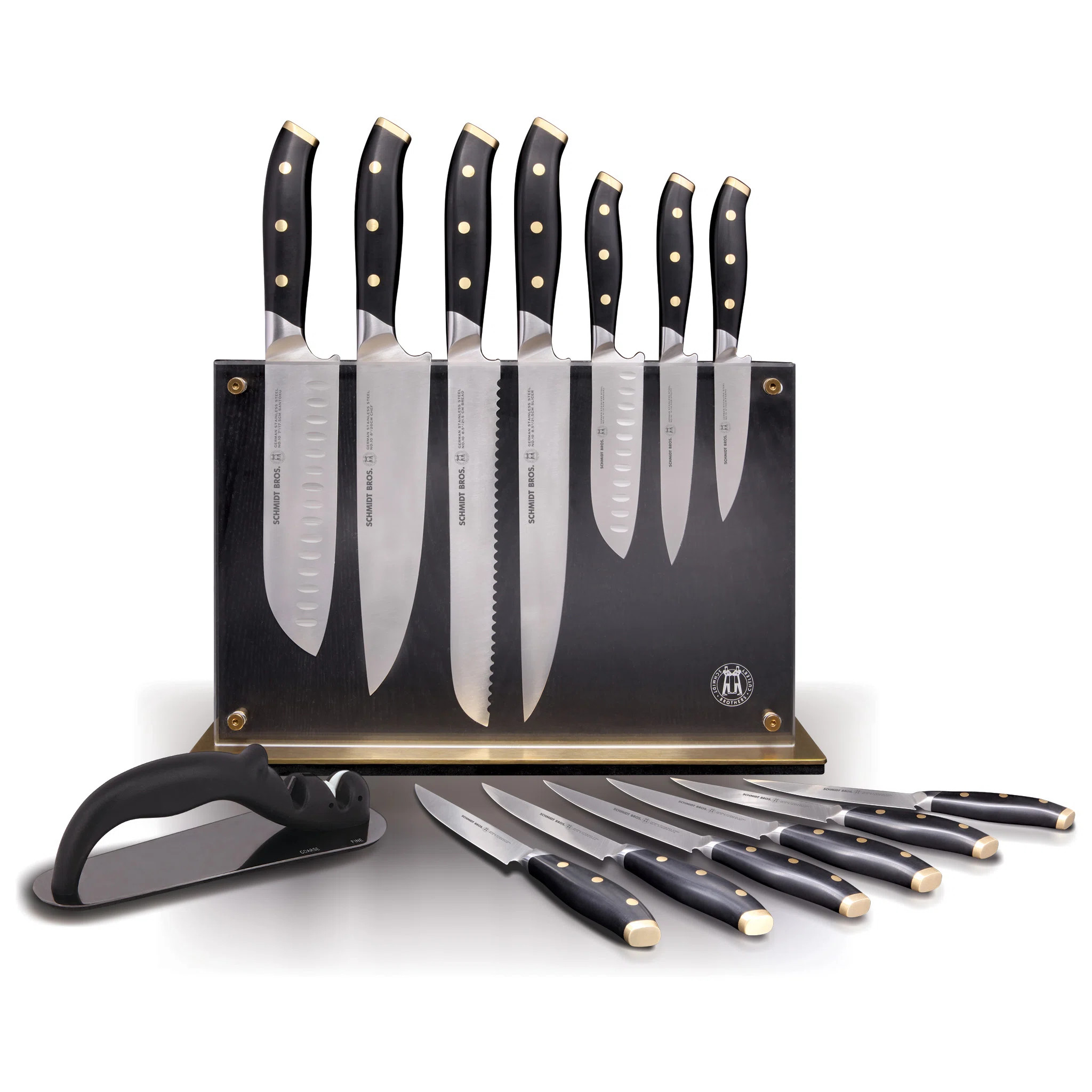Schmidt Brothers Cutlery Schmidt Brothers For The Home Chef Cutlery 15 Piece High Carbon Stainles... | Wayfair North America