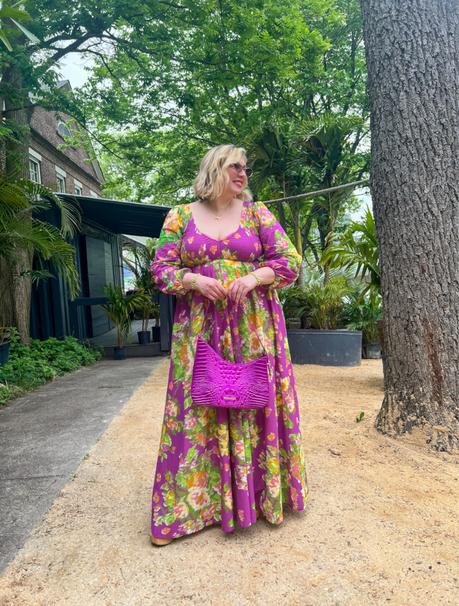 Cloudy with a pop of purple 💜 

#LTKItBag #LTKPlusSize #LTKMidsize
