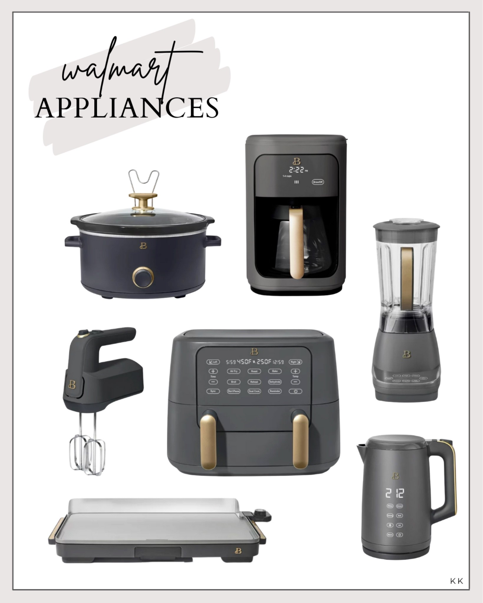 Walmart kitchen appliances, affordable kitchen appliances, grey kitchen appliances, aesthetic kitchen appliances, Walmart home finds, Walmart kitchen finds 

#LTKhome #LTKunder100 #LTKunder50