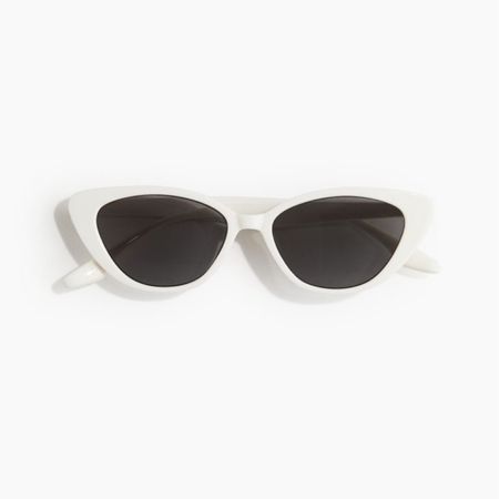 White cat eye sunglasses 

#LTKfindsunder50 #LTKSeasonal #LTKstyletip