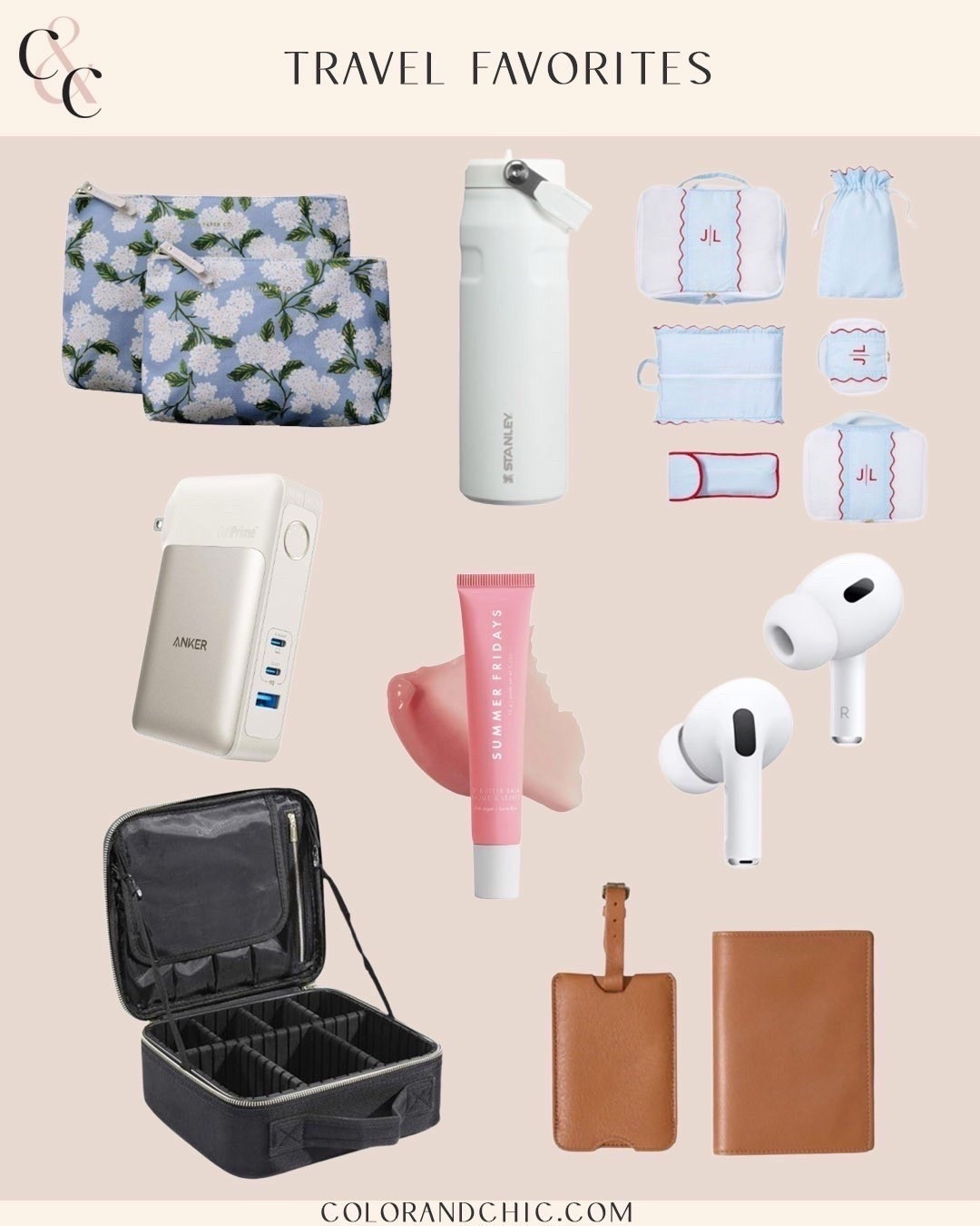 Travel essentials I take on every trip! Including my lip balm, AirPods, makeup bag and more 

#LTKTravel
