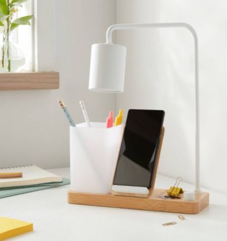 Desk Lamp with Wireless Charging and Storage Compartment (Includes LED Light Bulb) - Brightroom™ 

#LTKfindsunder50 #LTKsalealert #LTKhome