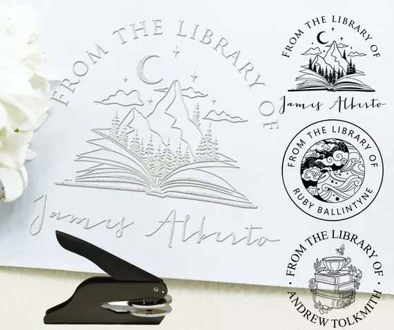 Personalized Embosser Book Stamp - … curated on LTK