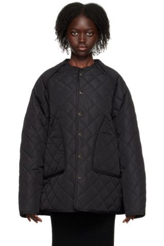 Trunk Project - Black Quilted Jacket | SSENSE
