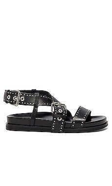 ALLSAINTS Nina Sandal in Black from Revolve.com | Revolve Clothing (Global)