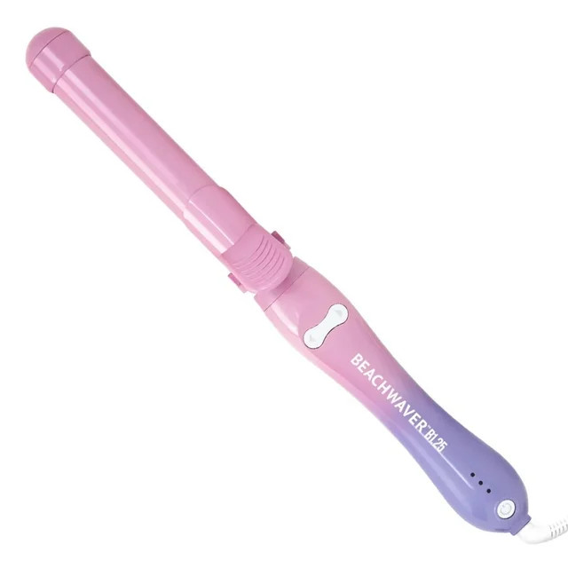 The Beachwaver Co. B-Series 1.25" Rotating Curling Iron, for All Hair Types, Pink Sunset | Walmart (US)