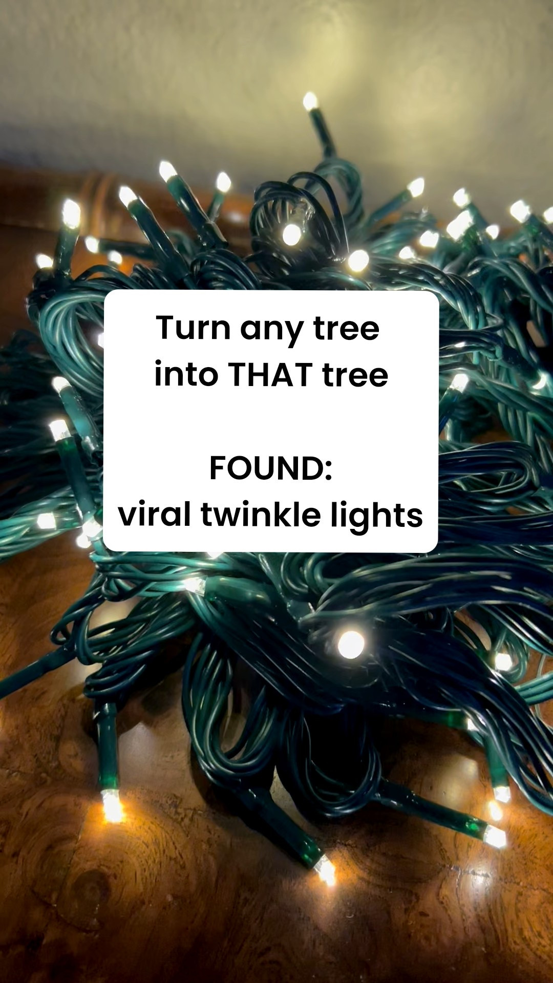 Sold out in stores but I found them online.  The twinkle lights that will turn any tree into that viral tree. 

We love real trees, but I love the glisten twinkle light style. 

Score these on sale and make any tree into THAT tree. At a fraction of the cost. 

These are a name brand too, so they won't burn your tree down. 

Christmas tree, Christmas lights, twinkle lights, holiday decor, white Christmas 

#LTKHome #LTKHoliday #LTKFindsUnder50