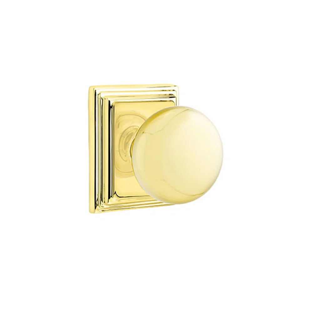 Emtek Single Dummy Providence Knob with Wilshire Rose | Perigold | Perigold