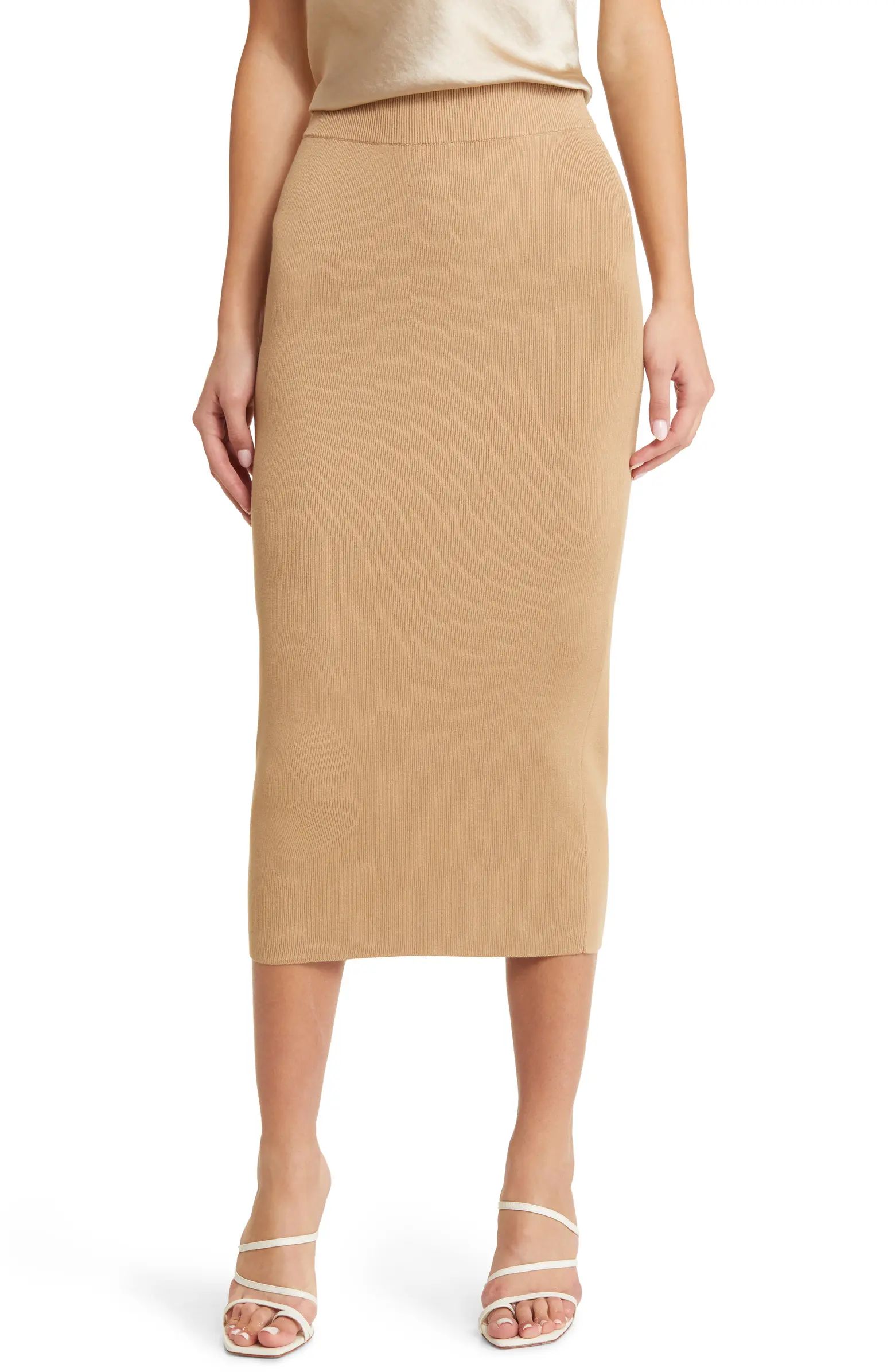 Knit Midi Skirt | Nordstrom