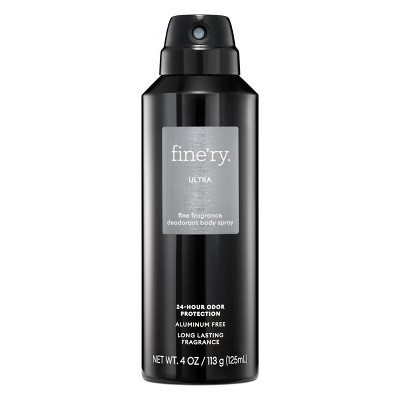 fine'ry. Men's Deodorant Spray - Ultra - 4oz | Target