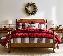 Stewart Plaid Cotton Sham | Pottery Barn (US)
