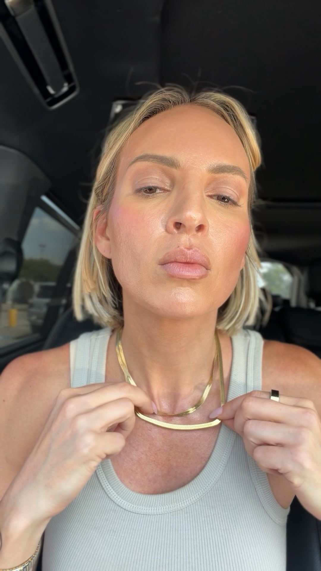 I have not taken this necklace set off since I’ve gotten it. It’s the same one that Hailey Bieber wears. ￼

#LTKdayinmylife #LTKootd #LTKgrwm