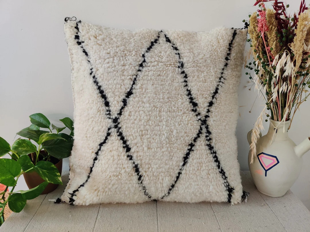 Béni Ouarain Soft Berber Cushion - Etsy.de | Etsy (DACH)