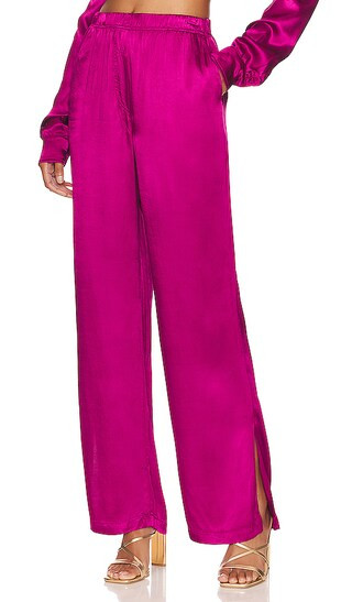 Silky Pants in Dragon Fruit | Revolve Clothing (Global)