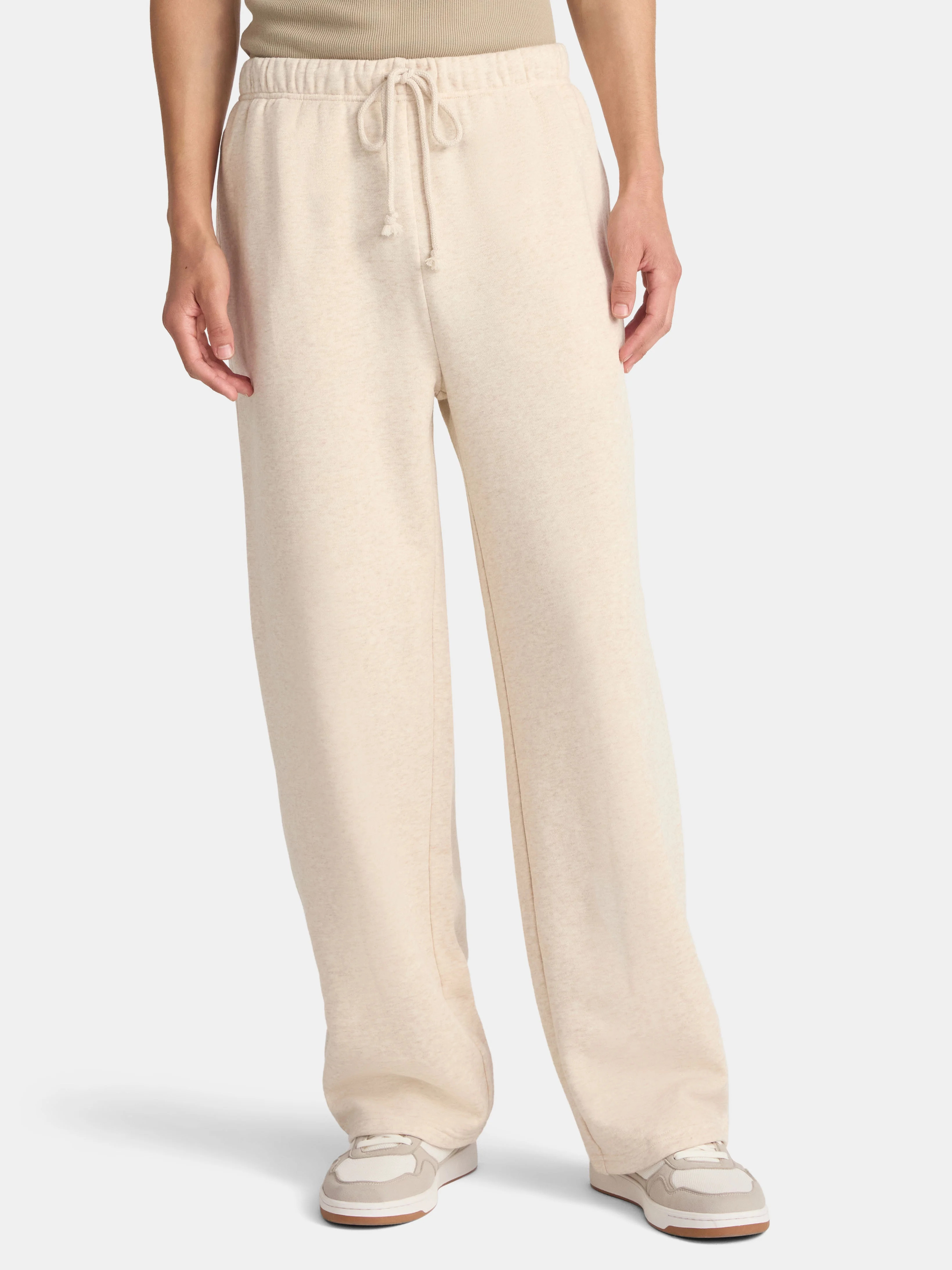 No Boundaries Soft Fleece Vintage Straight Sweatpants, Men's and Big Men's | Walmart (US)