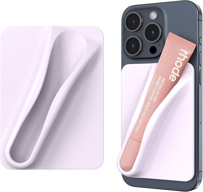 DOB SECHS Silicone Lip Holder for Cell Phone Lipstick Lip Glaze Phone Case Back Stick On Holder f... | Amazon (US)